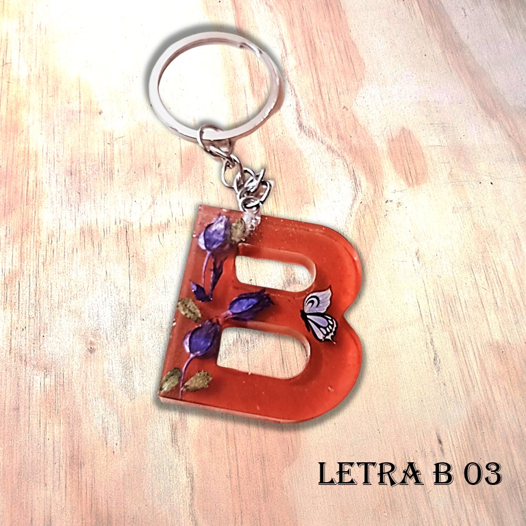 Llavero Resina Letra B - Imagen 7