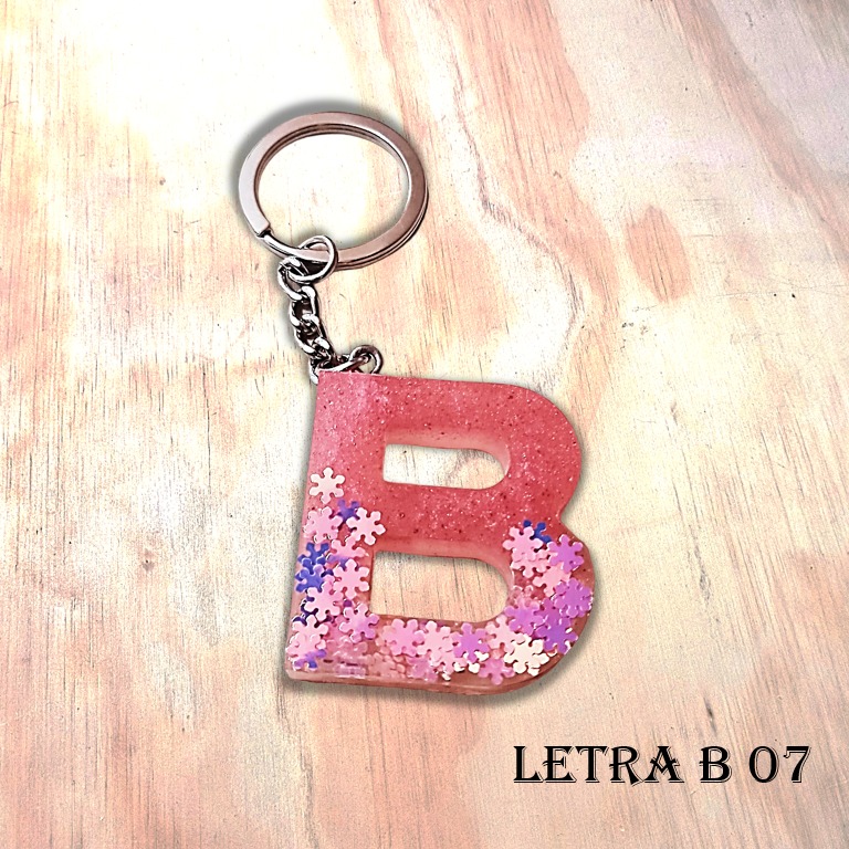 Llavero Resina Letra B - Imagen 8