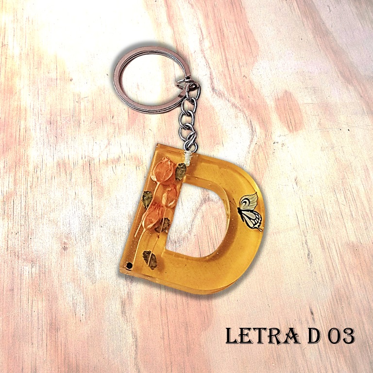 Llavero Resina Letra D - Imagen 3