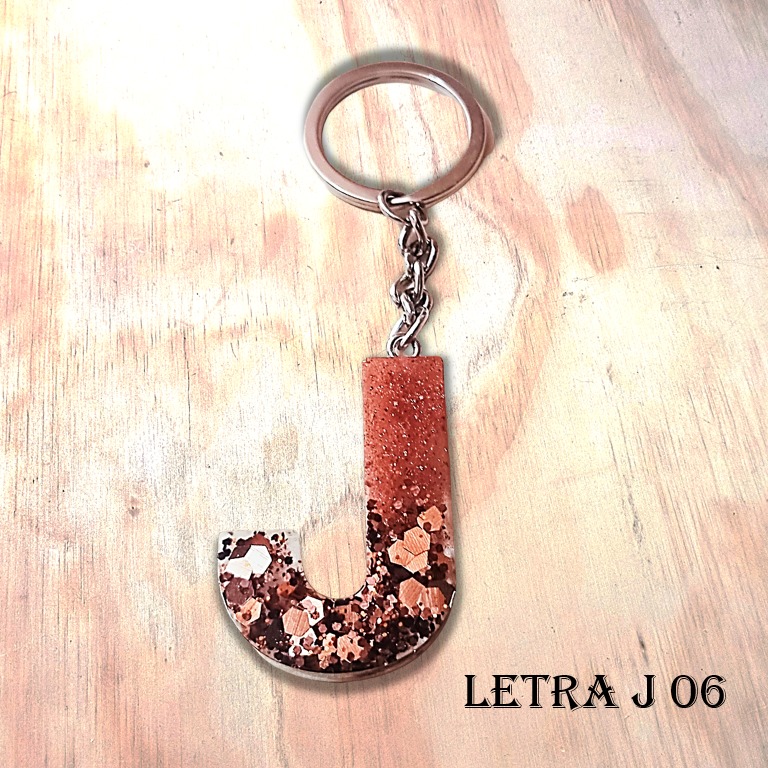 Llavero Resina Letra J - Imagen 4