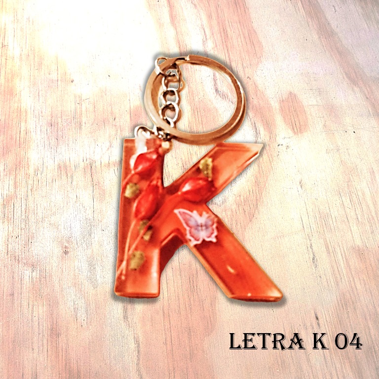 Llavero Resina Letra K - Imagen 4
