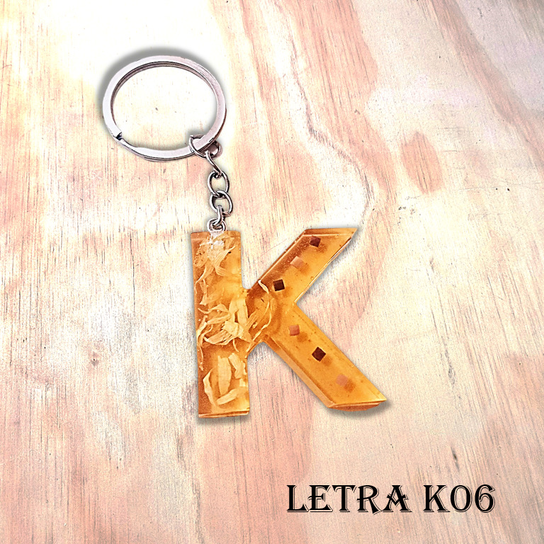 Llavero Resina Letra K - Imagen 6