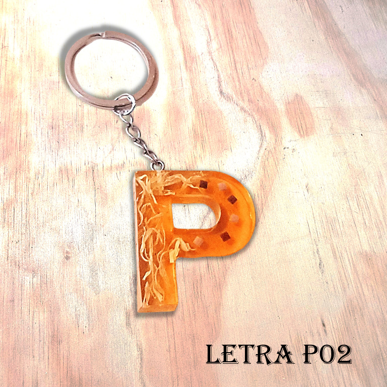 Llavero Resina Letra P - Imagen 3