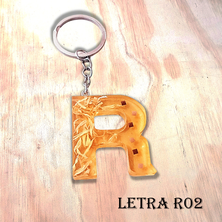 Llavero Resina Letra R - Imagen 3