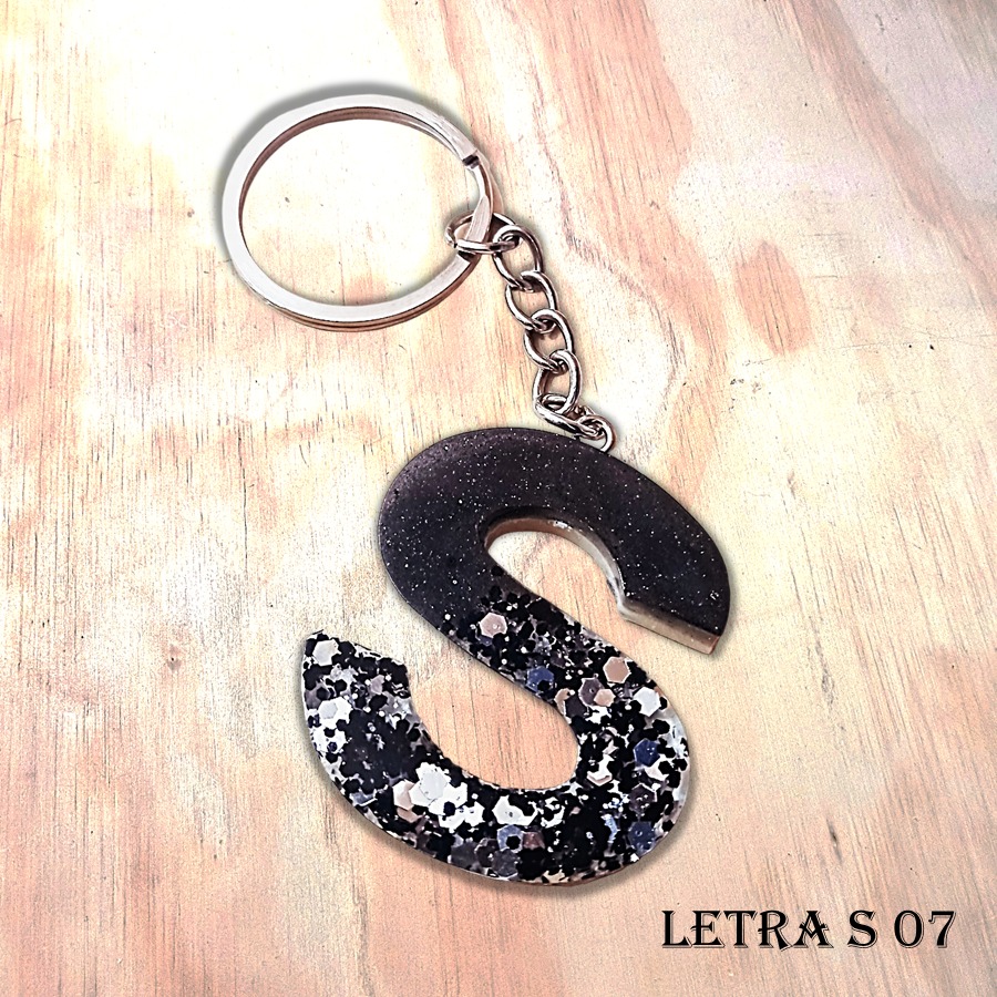 Llavero Resina Letra S - Imagen 4