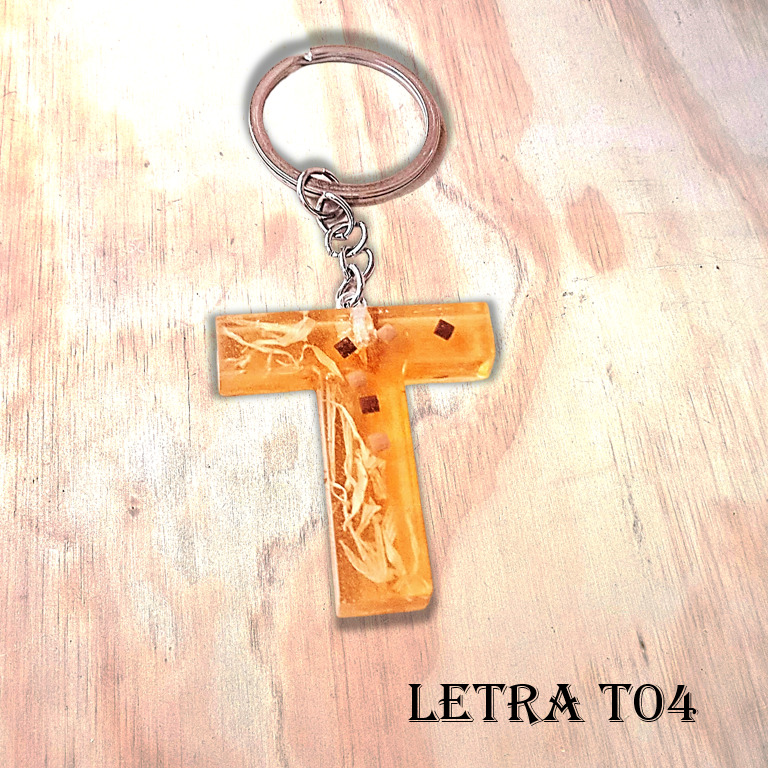 Llavero Resina Letra T - Imagen 5
