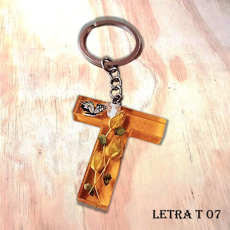 Llavero Resina Letra T - Imagen 8