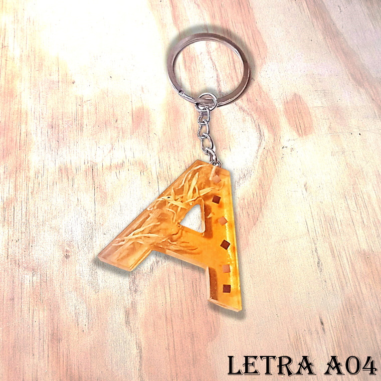 Llavero Resina Letra A - Imagen 5