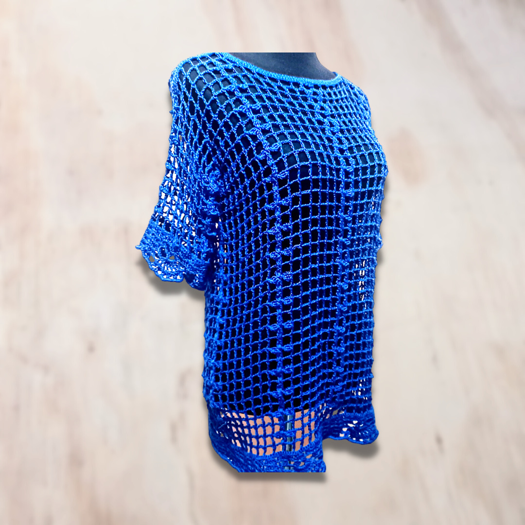 Blusa Calada Azul Rey - Imagen 2