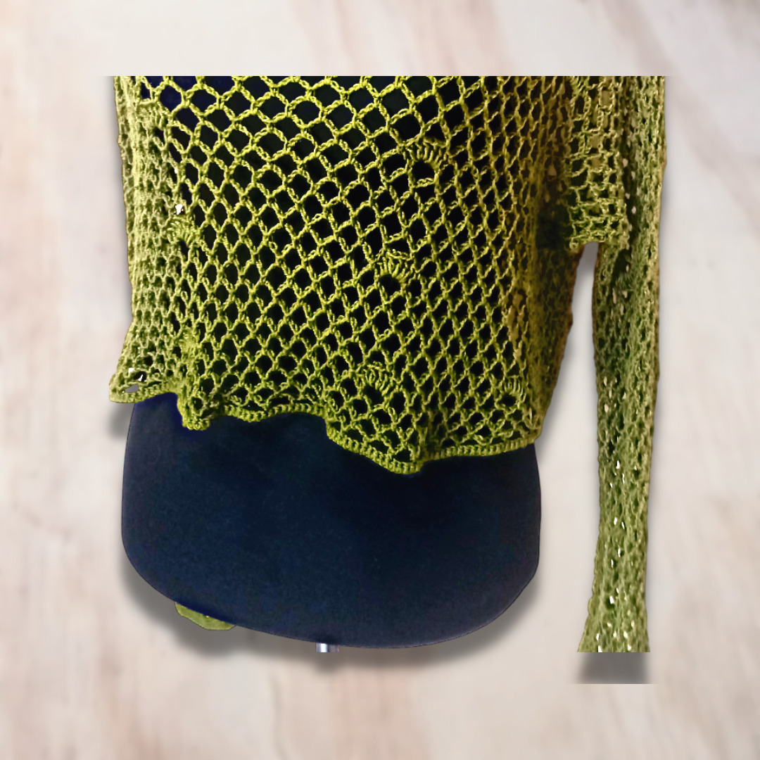 Crop Top Azabel Verde Pistacho - Imagen 4