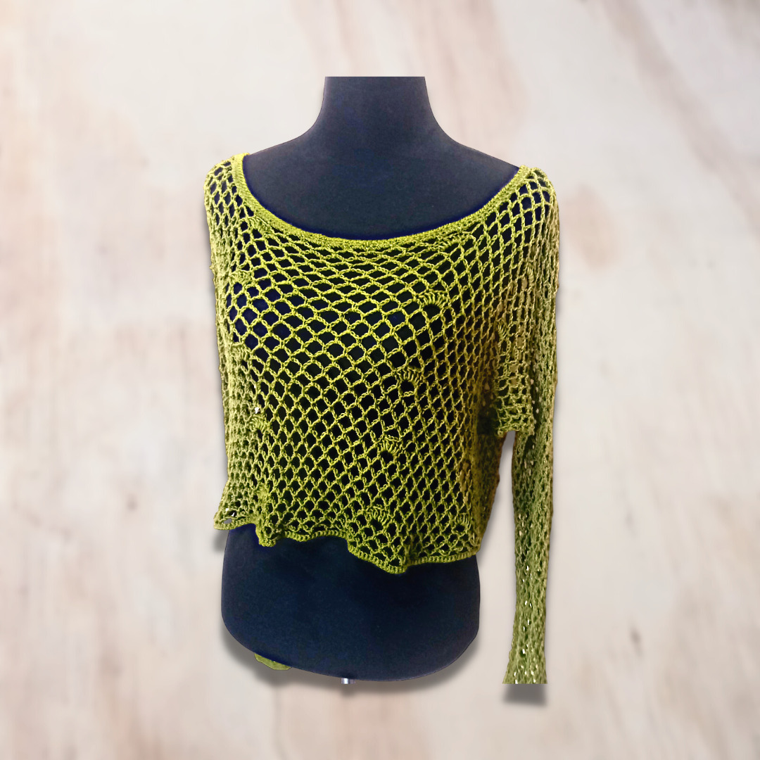 Crop Top Azabel Verde Pistacho