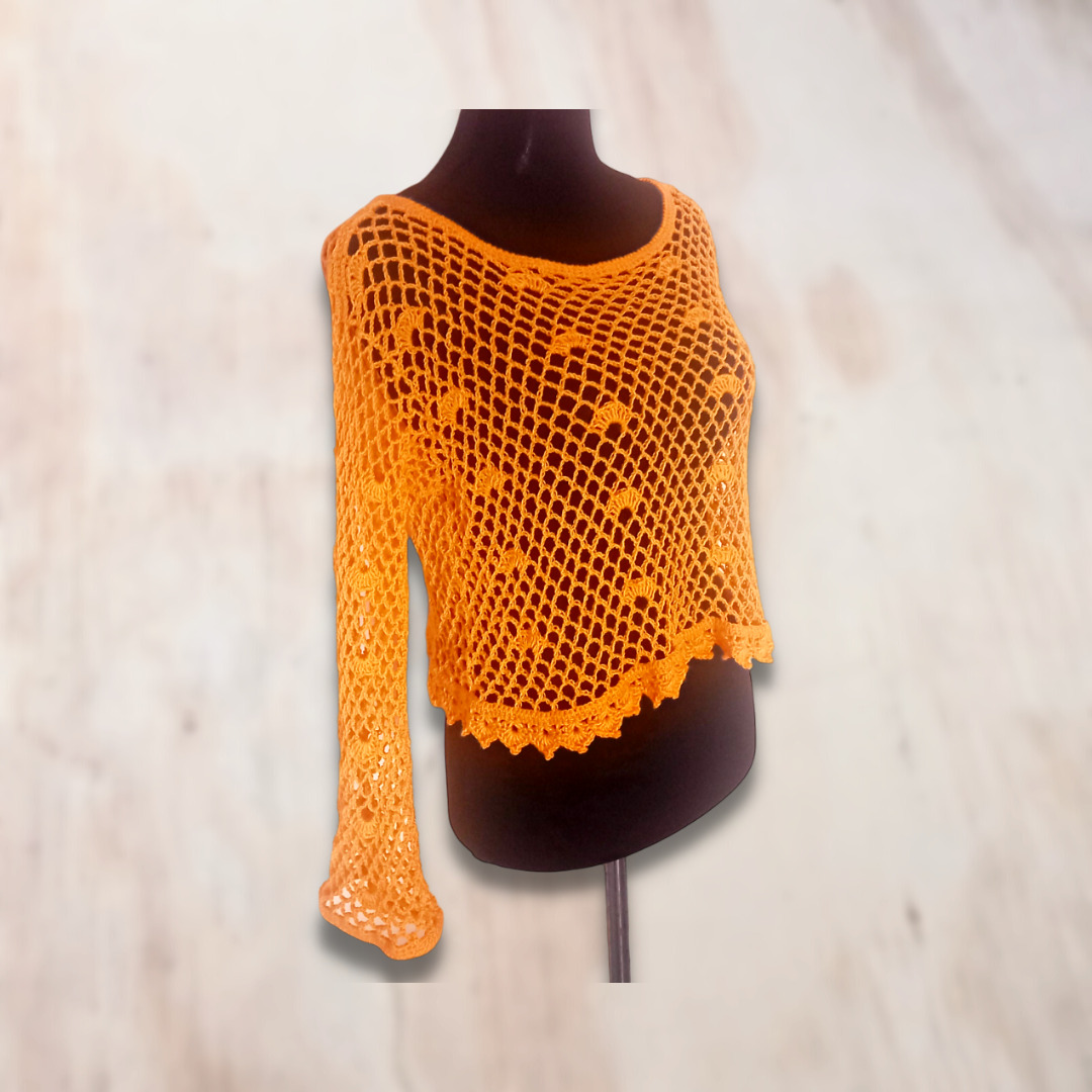 Crop Top Azabel Mostaza - Imagen 3