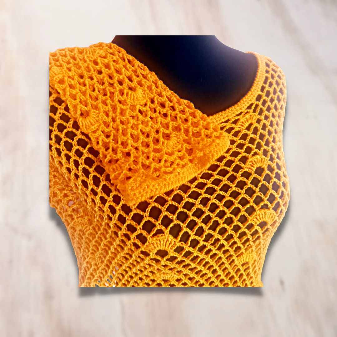 Crop Top Azabel Mostaza - Imagen 4