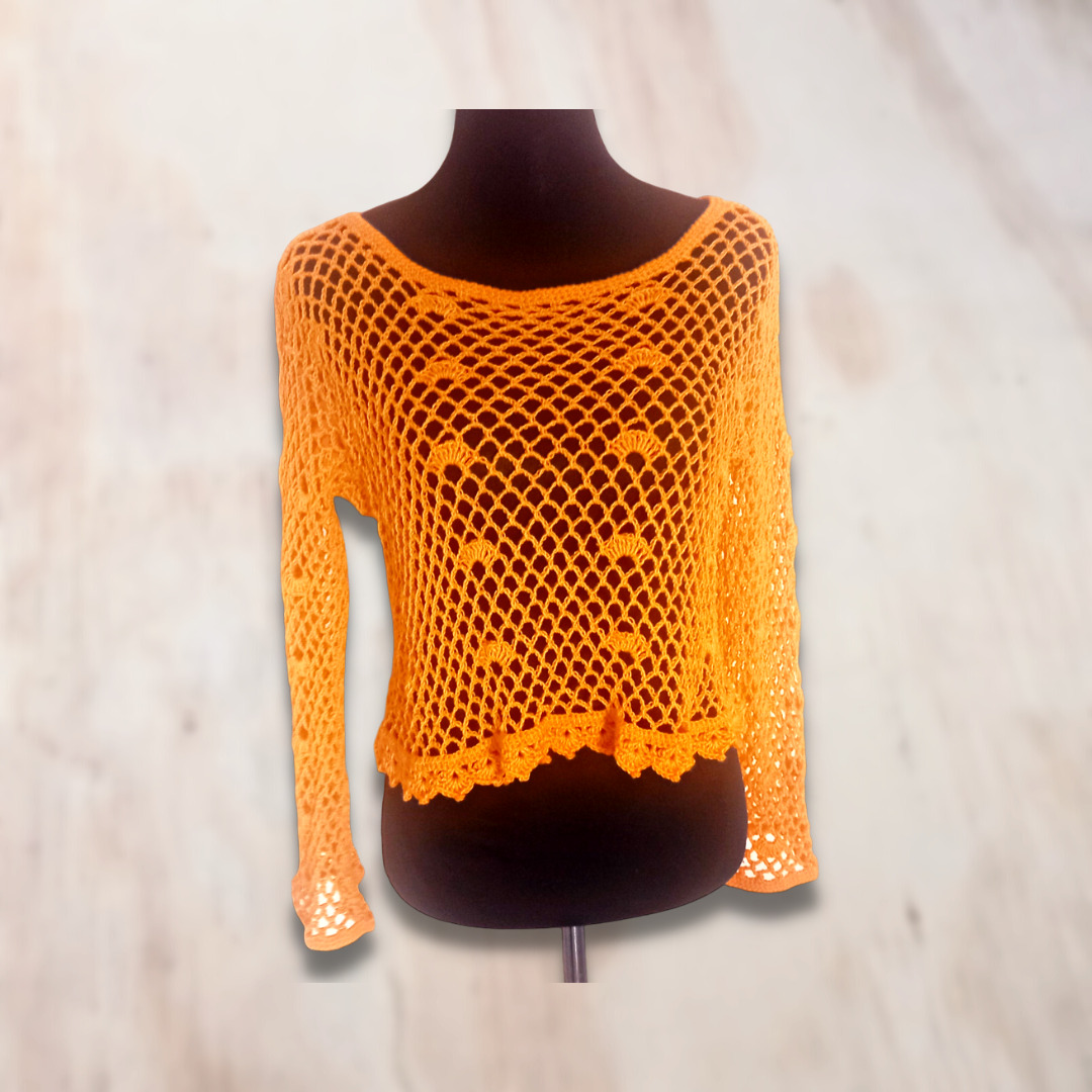 Crop Top Azabel Mostaza - Imagen 2