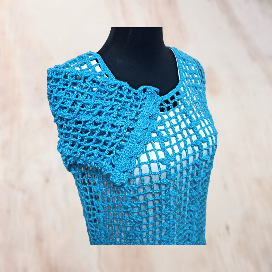 Blusa Calada Flores Calipso - Imagen 4