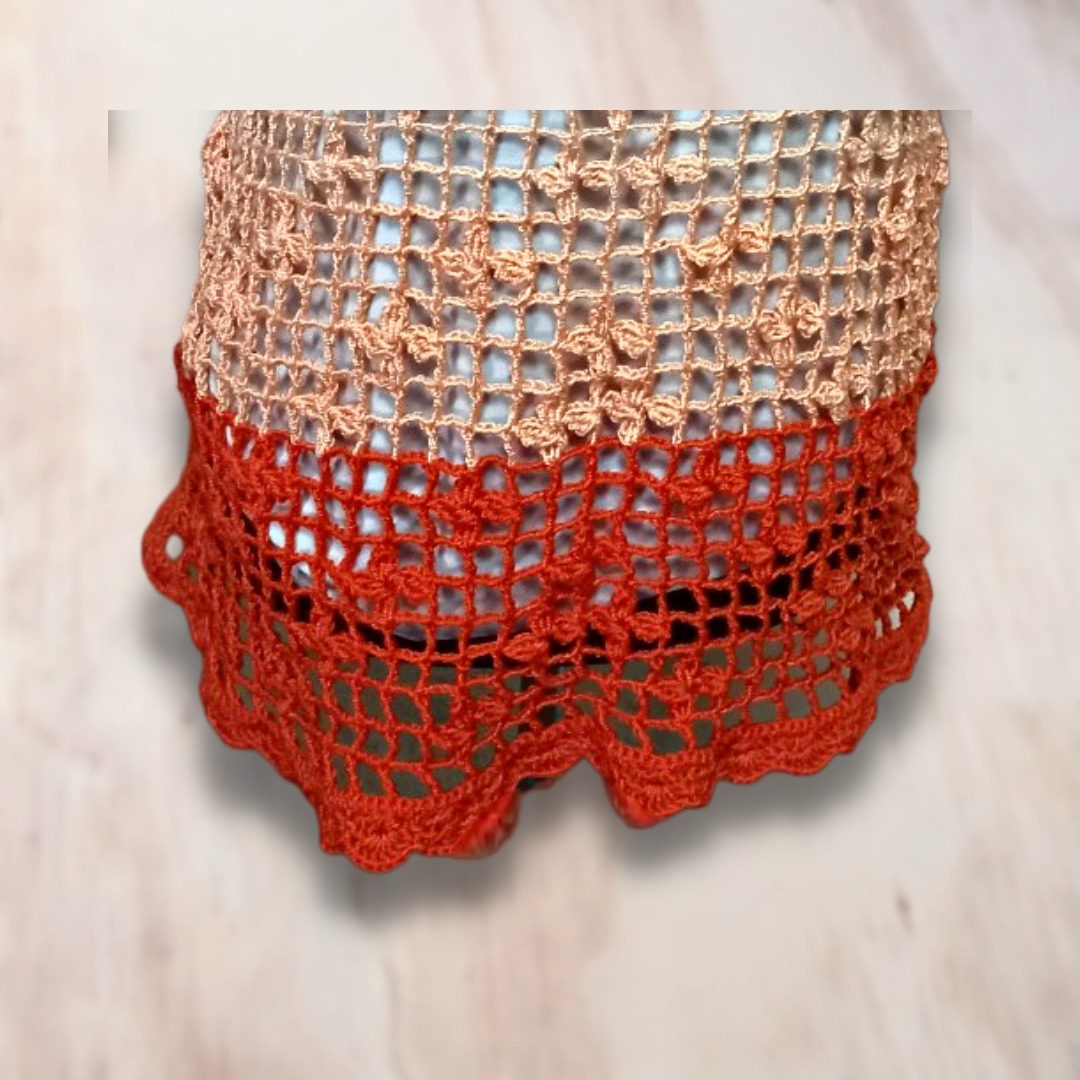 Blusa Calada Naranja Damasco - Imagen 5