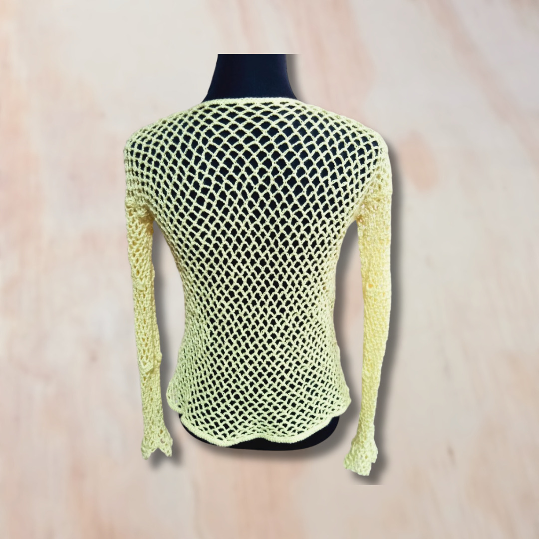 Bolero Naty Amarillo Pastel - Imagen 3