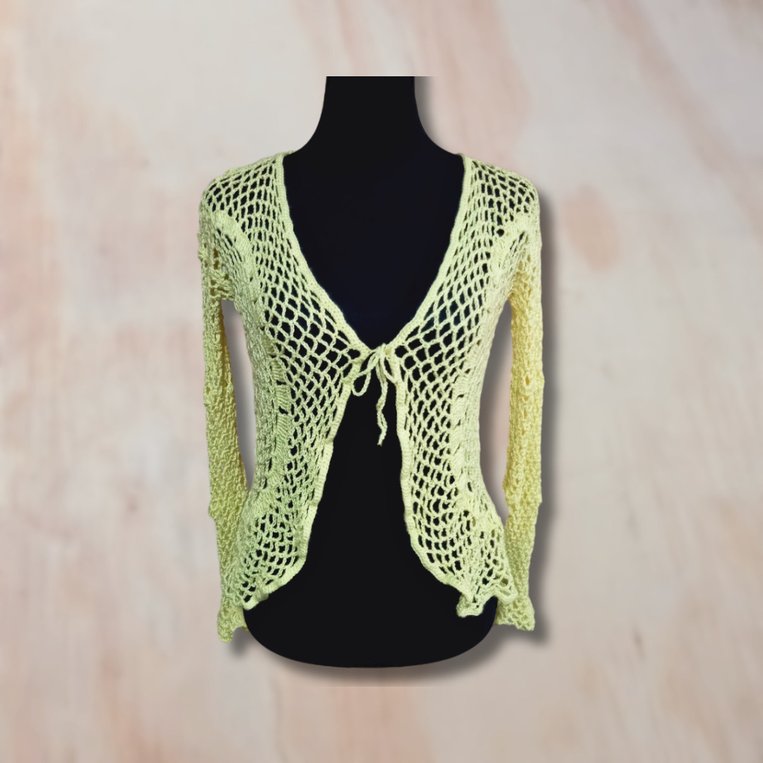 Bolero Naty Amarillo Pastel