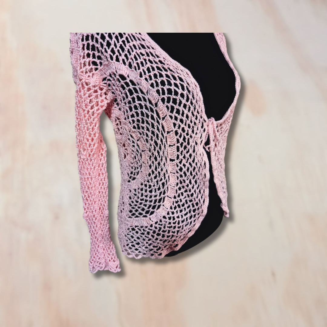 Bolero Naty Rosado Bebe - Imagen 5