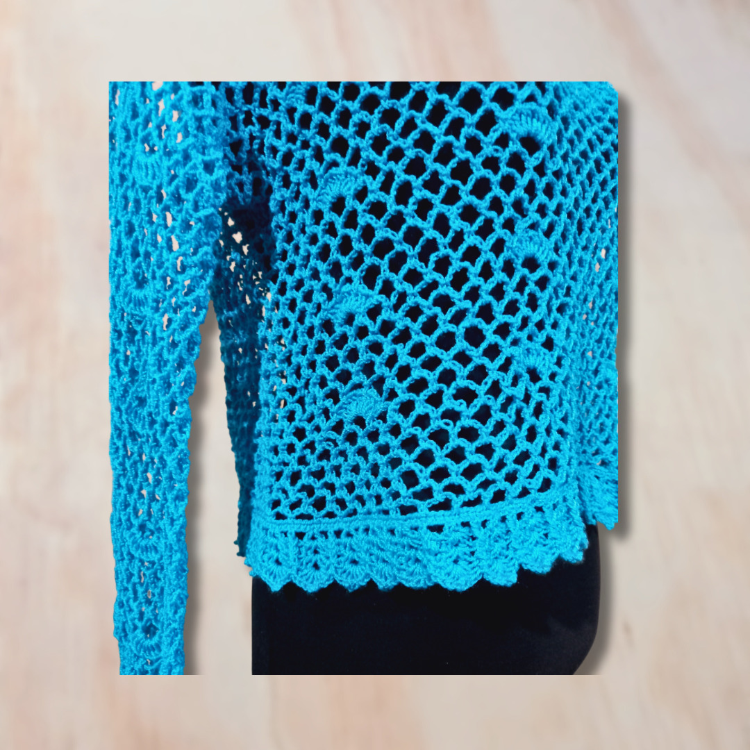 Crop Top Azabel Turquesa - Imagen 3